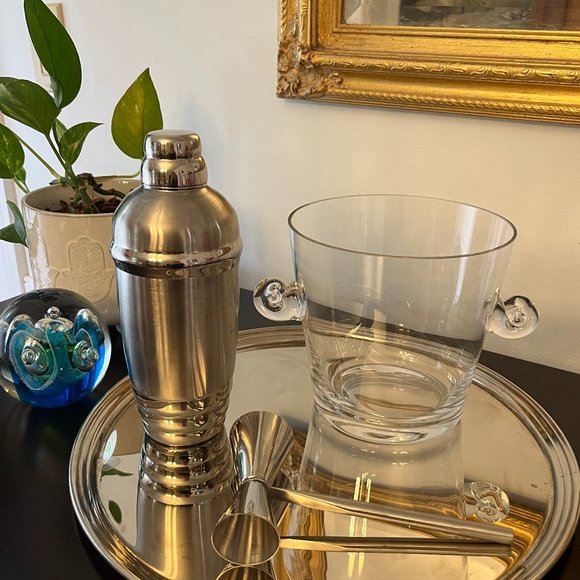 Tiffany and Company Scroll handle Ice Bucket FIRM - Picture 1 of 11